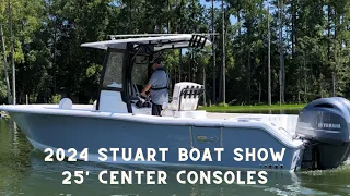 2024 Stuart Boat Show - Comparing 25' Center Consoles and Reviewing 2023 vs. 2024 Pricing