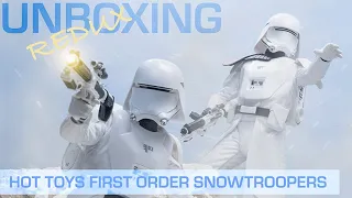 Unboxing Hot Toys Star Wars First Order Snowtroopers Sixth Scale Figure Set