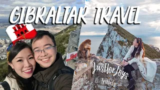 GIBRALTAR (UK) DAY TRIP! | From Malaga, Spain | Backpacking travel in Pandemic | JustforJoys Travels