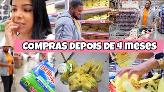 Compras do mês depois de 4 meses, casal no mercado assaí atacadista | Ju Tollayne