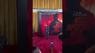 Tom Cruise arrives at "Mission: Impossible" premiere in NYC #shorts