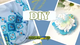 MK/DIY НІЖНО та святково!🦋 🎀Бантики🎀🦋💛💙 #accessories #diy #ribbonbows