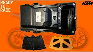 [Performance Upgrades] Install AIRBOX LID and AIRBOX FILTER on KTM Duke 390 125 250 200