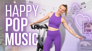 20-minute Happy POP Themed Cycling Workout