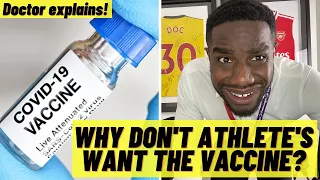 Why don't Athletes want to get the COVID vaccine? Should they be forced to get it anyway?