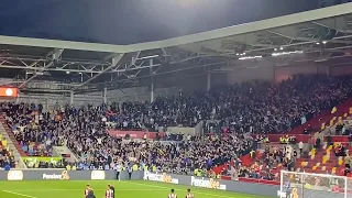 🎶Fantastic Atmosphere From Everton Fans🎶  I  Brentford 1-3 Everton (Credit: Joe Thomas)