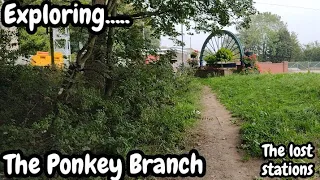 Exploring the lost railway stations of the GWR Ponkey Branch - Wrexham Rhosllanerchrugog Ponciau