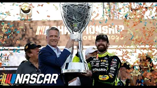 Hot Mic: Listen in as Ryan Blaney celebrates his first NASCAR Cup Series title