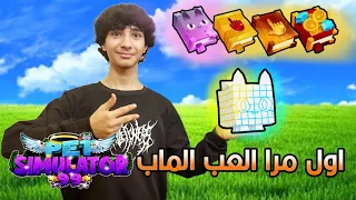 جبت اقوى بت بسرعه اول ما لعبة ماب بت سمليتر 99 🔥 pet simulator 99