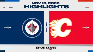 NHL Highlights | Jets vs. Flames - November 12, 2022