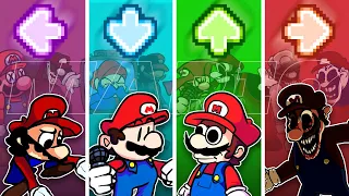 FNF Character Test | Gameplay VS Playground Mod: Mario — All Characters