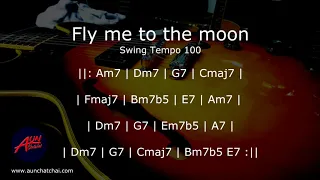 Fly me to the moon - Tempo 100 Swing Backing Track