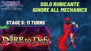 DFFOO [GL] D4re to Defy Stage 5: Rubicante is ALL you need!