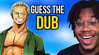 Guessing One Piece Dub Voices