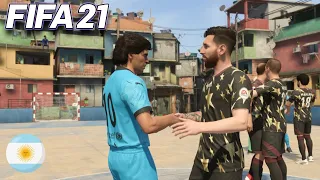 FIFA 21 Volta - Adidas All-Star vs Soccer AID | Messi vs Maradona