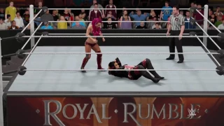 Royal Rumble 2017 Sasha Banks VS Nia Jax