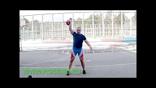 Рывок 500 Гиревая гонка гиря 32 кг  Иван Денисов