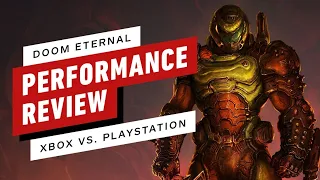 Doom Eternal Series X Upgrade vs PS5 Upgrade - Performance Review