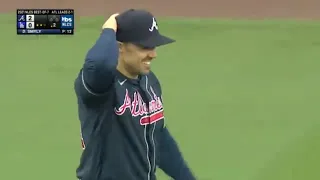 Atlanta Braves Adam Duvall hits a homerun and stole a homerun vs the Dodgers!