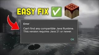 How to Fix Java runtime 21 Error in Pojavlauncher | How to install Java runtime 21 in Pojavlauncher