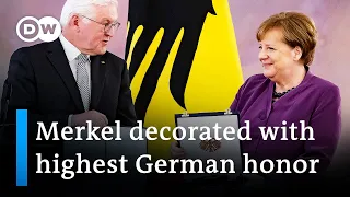 Angela Merkel receives Germany's highest Order of Merit | DW News