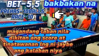 jaybe 🆚 dodong bangil | prehas-10balls | bet-5,5k_race-10