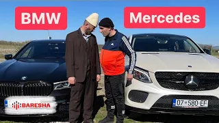 Biba ja shtin flaken BMWs. E hup garen prej Mercedesit te Izetit