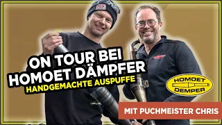 HANDGEMACHTE High-end Puch Mofa Auspuffe | Besuch bei Homoet Dämpfer.