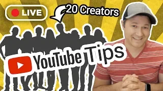 Top YouTube Growth Tips from 20 Creators