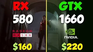 RX 580 vs GTX 1660 Test in 9 Games