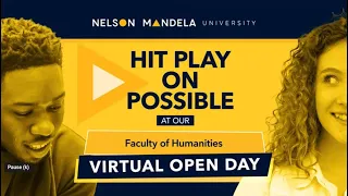 Mandela Uni 2022 Faculty of Humanities Virtual Open Day