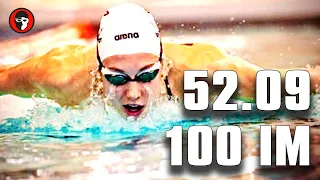 FASTEST 100 IM EVER... in a PRACTICE Suit - Gretchen Walsh 52.09 @ Texas vs Virginia