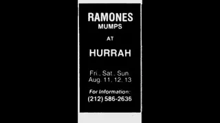 Ramones - Hurrah Club (New York City 11-08-1978)