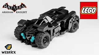 Lego Arkham Knight Batmobile V5 - new MOC with more details