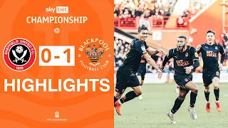 Highlights | Sheffield United v Blackpool