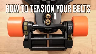 How to adjust the belts on your Meepo Hurricane or similar Electric Skateboard