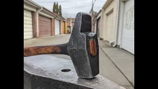 Blacksmith Hammer Making - Hand Forged French Cross Peen