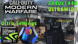 Call of Duty: Modern Warfare MP | Ultra Settings | RTX 2080 Ti | i9 9900k 5GHz | Ultrawide 3440x1440