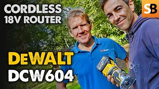 DeWalt Cordless Router - 18v XR Brushless DCW604