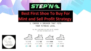 StepN Best First Shoe To Buy | Mint and Sell Profit Strategy