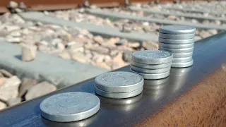 Train Vs Coins Crushing Experiment