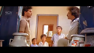 Ravichandran Stops The Illegal Transfer Of School Food To Hotel - Halli Mestru Kannada Movie Part 7