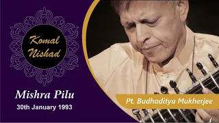 Raag Mishra Pilu | Pt Budhaditya Mukherjee |Hindustani Classical Sitar| Komal Nishad Baroda|Part 3/3