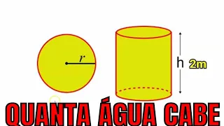 COMO CALCULAR O VOLUME DE UMA CISTERNA OU PISCINA REDONDA QUANTA ÁGUA CABE