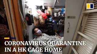 Hong Kong cage home resident finds space too small for self-quarantine amid coronavirus outbreak