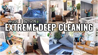 EXTREME WHOLE HOUSE *DEEP* CLEAN WITH ME!🏠 CLEANING ROUTINE | 2023 CLEANING MOTIVATION