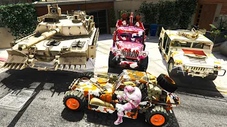 I Used TikToks To Steal Every Rare Military Vehicle in GTA 5