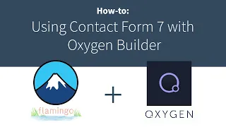 How-to: Using Contact Form 7 with Oxygen Builder