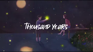 Thousand Years (Slowed + Reverb)   🌊 | Christina Perri