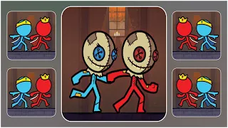 Red and Blue Stickman 2: Gameplay Walkthrough (iOS,Android) Part 1 Tutorial